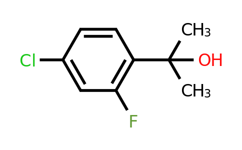 CAS 1537457-36-5 | 2-(4-Chloro-2-fluorophenyl)propan-2-ol