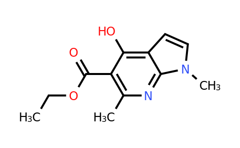 CAS 1537883-68-3 | ethyl 4-hydroxy-1,6-dimethyl-1H-pyrrolo[2,3-b]pyridine-5-carboxylate