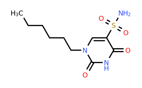 CAS 1538197-37-3 | 1-Hexyl-2,4-dioxo-1,2,3,4-tetrahydropyrimidine-5-sulfonamide