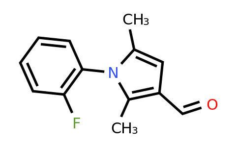 CAS 153881-54-0 | 1-(2-Fluorophenyl)-2,5-dimethyl-1H-pyrrole-3-carbaldehyde