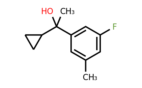 CAS 1538921-84-4 | 1-Cyclopropyl-1-(3-fluoro-5-methylphenyl)ethanol