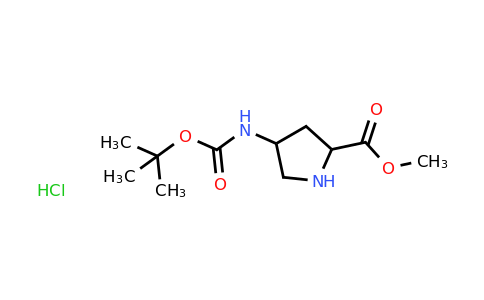 CAS 1539217-84-9 | methyl 4-{[(tert-butoxy)carbonyl]amino}pyrrolidine-2-carboxylate hydrochloride