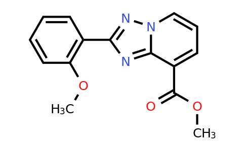 CAS 1539424-58-2 | methyl 2-(2-methoxyphenyl)-[1,2,4]triazolo[1,5-a]pyridine-8-carboxylate