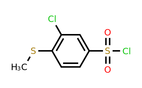 CAS 1539719-37-3 | 3-chloro-4-(methylsulfanyl)benzene-1-sulfonyl chloride