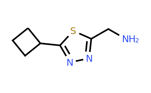 CAS 1539754-87-4 | (5-cyclobutyl-1,3,4-thiadiazol-2-yl)methanamine