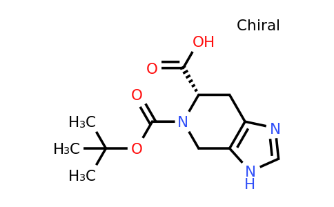 CAS 153982-44-6 | (S)-5-(tert-Butoxycarbonyl)-4,5,6,7-tetrahydro-3H-imidazo[4,5-c]pyridine-6-carboxylic acid