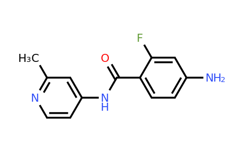 CAS 1539976-50-5 | 4-Amino-2-fluoro-N-(2-methylpyridin-4-yl)benzamide