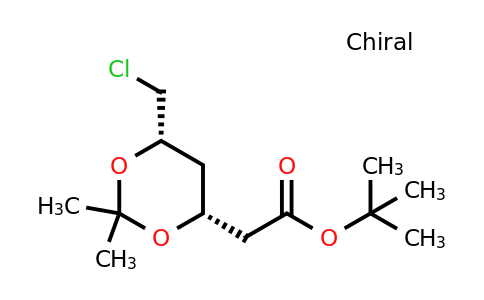 CAS 154026-94-5 | tert-Butyl 2-((4R,6S)-6-(chloromethyl)-2,2-dimethyl-1,3-dioxan-4-yl)acetate