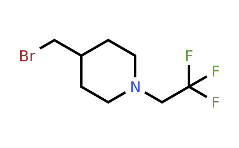 CAS 1540363-86-7 | 4-(bromomethyl)-1-(2,2,2-trifluoroethyl)piperidine