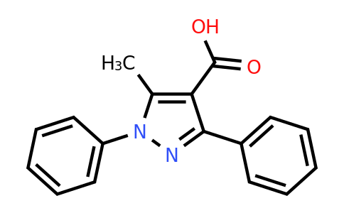 CAS 15409-48-0 | 5-Methyl-1,3-diphenyl-1H-pyrazole-4-carboxylic acid