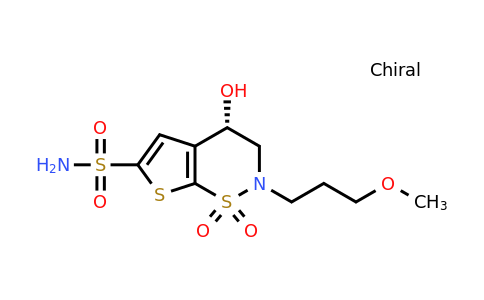 CAS 154127-42-1 | (S)-4-Hydroxy-2-(3-methoxypropyl)-3,4-dihydro-2H-thieno[3,2-e][1,2]thiazine-6-sulfonamide 1,1-dioxide