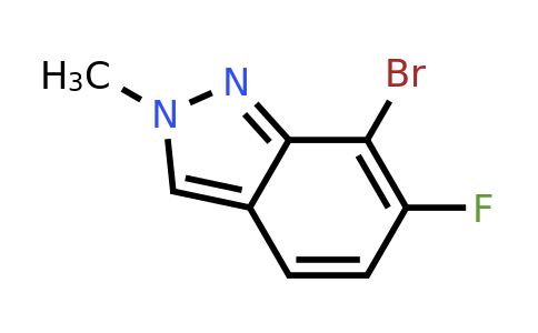 CAS 1541782-62-0 | 7-bromo-6-fluoro-2-methyl-indazole