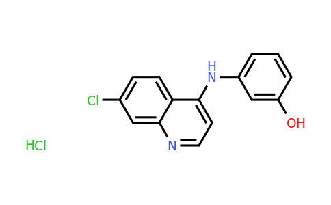 CAS 154179-39-2 | 3-((7-Chloroquinolin-4-yl)amino)phenol hydrochloride