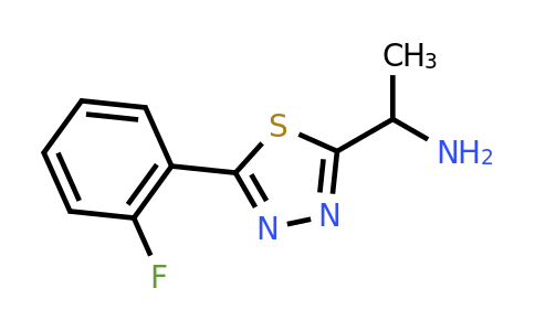 CAS 1542100-93-5 | 1-[5-(2-fluorophenyl)-1,3,4-thiadiazol-2-yl]ethan-1-amine