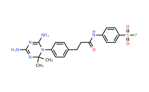 CAS 15422-13-6 | 4-(3-(4-(4,6-Diamino-2,2-dimethyl-1,3,5-triazin-1(2H)-yl)phenyl)propanamido)benzene-1-sulfonyl fluoride