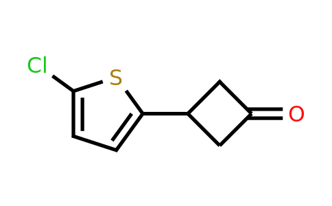 CAS 1542364-86-2 | 3-(5-chlorothiophen-2-yl)cyclobutan-1-one
