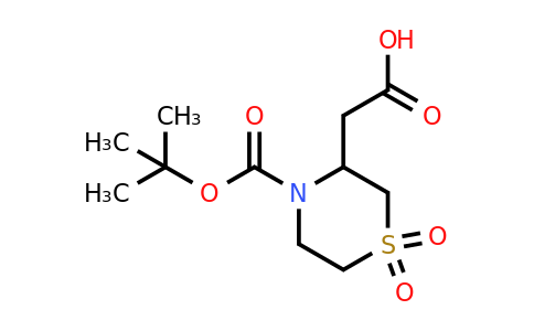 CAS 1542480-23-8 | 2-{4-[(tert-butoxy)carbonyl]-1,1-dioxo-1lambda6-thiomorpholin-3-yl}acetic acid