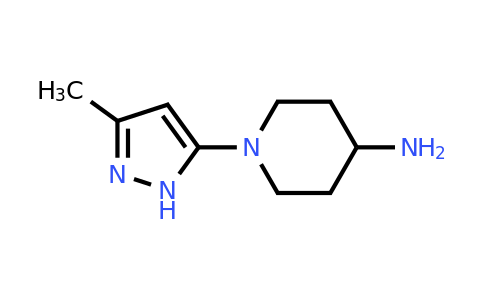 CAS 1542668-25-6 | 1-(3-methyl-1H-pyrazol-5-yl)piperidin-4-amine
