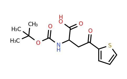 CAS 1542710-62-2 | 2-{[(tert-butoxy)carbonyl]amino}-4-oxo-4-(thiophen-2-yl)butanoic acid