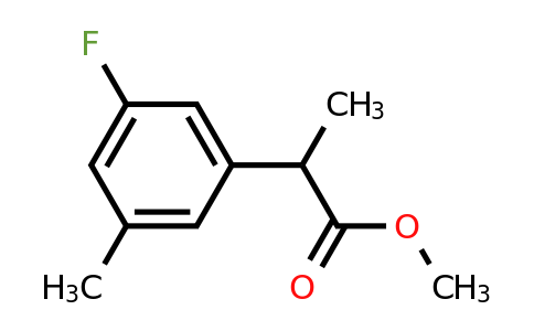 CAS 1542849-70-6 | methyl 2-(3-fluoro-5-methylphenyl)propanoate