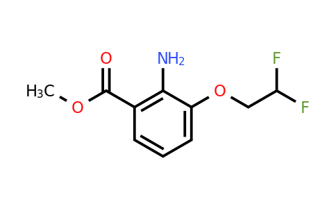 CAS 1542883-62-4 | methyl 2-amino-3-(2,2-difluoroethoxy)benzoate