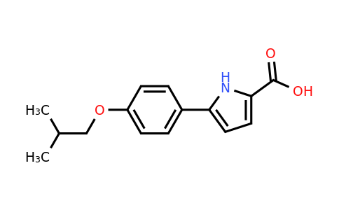 CAS 1542950-01-5 | 5-(4-Isobutoxyphenyl)-1H-pyrrole-2-carboxylic acid