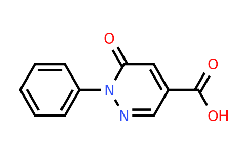 CAS 1543223-22-8 | 6-oxo-1-phenyl-1,6-dihydropyridazine-4-carboxylic acid