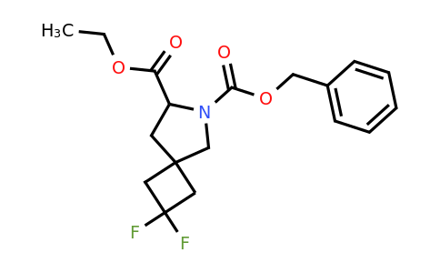 CAS 1543320-60-0 | O6-benzyl O7-ethyl 2,2-difluoro-6-azaspiro[3.4]octane-6,7-dicarboxylate
