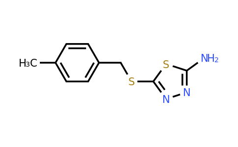 CAS 154347-43-0 | 5-{[(4-methylphenyl)methyl]sulfanyl}-1,3,4-thiadiazol-2-amine
