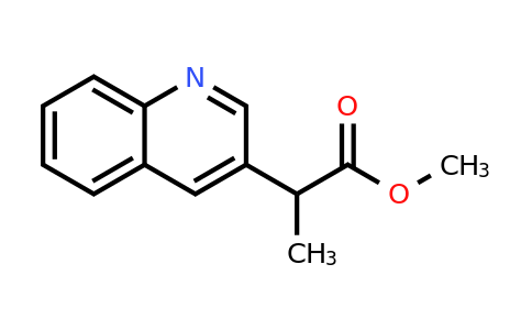 CAS 154369-17-2 | Methyl 2-(quinolin-3-yl)propanoate