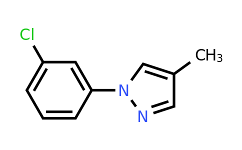 CAS 154396-09-5 | 1-(3-Chlorophenyl)-4-methyl-1H-pyrazole