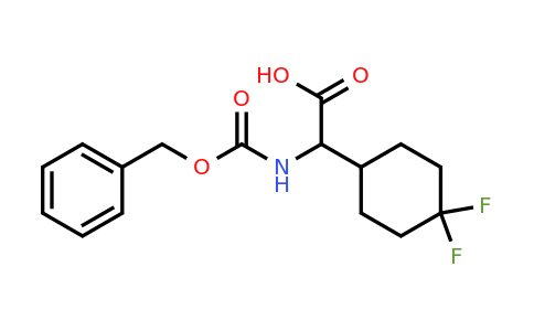 CAS 1544167-82-9 | 2-(benzyloxycarbonylamino)-2-(4,4-difluorocyclohexyl)acetic acid