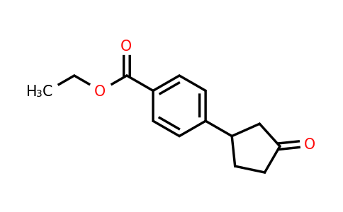 CAS 154468-61-8 | 4-(3-Oxo-cyclopentyl)-benzoic acid ethyl ester
