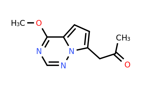 CAS 1544859-13-3 | 1-{4-methoxypyrrolo[2,1-f][1,2,4]triazin-7-yl}propan-2-one