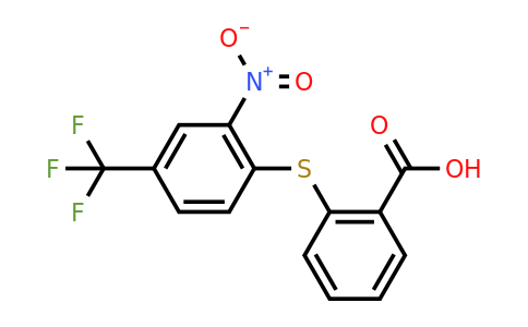 CAS 1545-75-1 | 2-{[2-nitro-4-(trifluoromethyl)phenyl]sulfanyl}benzoic acid