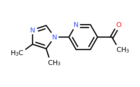 CAS 1545165-11-4 | 1-[6-(4,5-dimethyl-1H-imidazol-1-yl)pyridin-3-yl]ethan-1-one