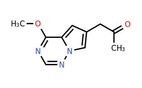 CAS 1545315-41-0 | 1-{4-methoxypyrrolo[2,1-f][1,2,4]triazin-6-yl}propan-2-one