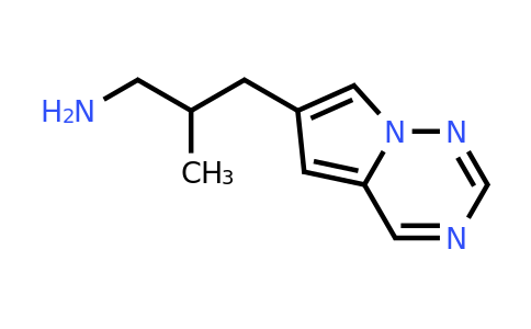 CAS 1545368-06-6 | 2-methyl-3-{pyrrolo[2,1-f][1,2,4]triazin-6-yl}propan-1-amine