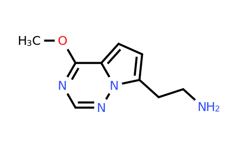 CAS 1545368-51-1 | 2-{4-methoxypyrrolo[2,1-f][1,2,4]triazin-7-yl}ethan-1-amine