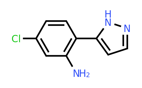 CAS 15463-66-8 | 5-chloro-2-(1H-pyrazol-5-yl)aniline