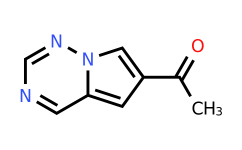 CAS 1546449-24-4 | 1-{pyrrolo[2,1-f][1,2,4]triazin-6-yl}ethan-1-one