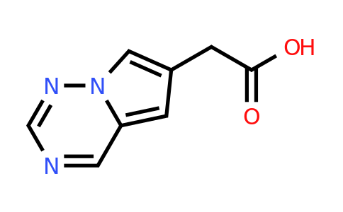 2-{pyrrolo[2,1-f][1,2,4]triazin-6-yl}acetic acid