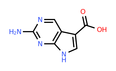 CAS 1546503-95-0 | 2-amino-7H-pyrrolo[2,3-d]pyrimidine-5-carboxylic acid