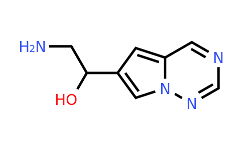 CAS 1546504-06-6 | 2-amino-1-{pyrrolo[2,1-f][1,2,4]triazin-6-yl}ethan-1-ol