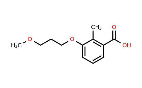 CAS 1546541-33-6 | 3-(3-Methoxypropoxy)-2-methylbenzoic acid