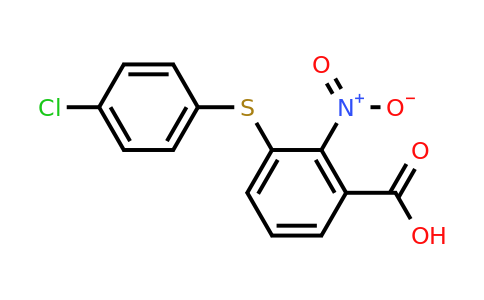 CAS 1546589-07-4 | 3-[(4-chlorophenyl)sulfanyl]-2-nitrobenzoic acid