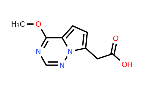 CAS 1546622-89-2 | 2-{4-methoxypyrrolo[2,1-f][1,2,4]triazin-7-yl}acetic acid