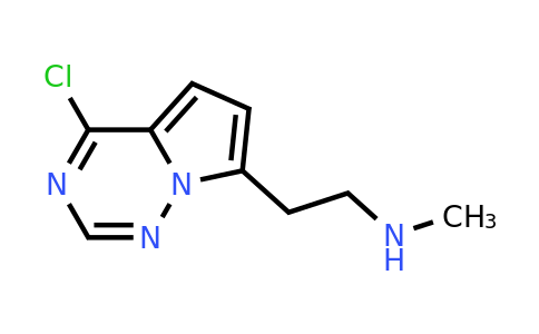 CAS 1546680-42-5 | (2-{4-chloropyrrolo[2,1-f][1,2,4]triazin-7-yl}ethyl)(methyl)amine