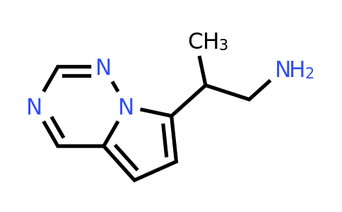CAS 1547005-13-9 | 2-{pyrrolo[2,1-f][1,2,4]triazin-7-yl}propan-1-amine