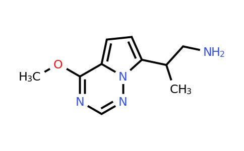 CAS 1547020-58-5 | 2-{4-methoxypyrrolo[2,1-f][1,2,4]triazin-7-yl}propan-1-amine